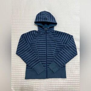 lululemon athletica Blue Striped Jacket